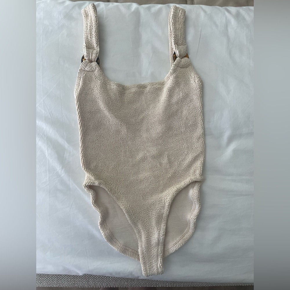 Hunza G Tan Swim Suit
